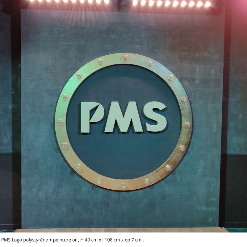 logo pms peinture or