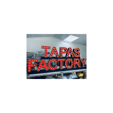Lettre en polystyrène vintage Tapas Factory