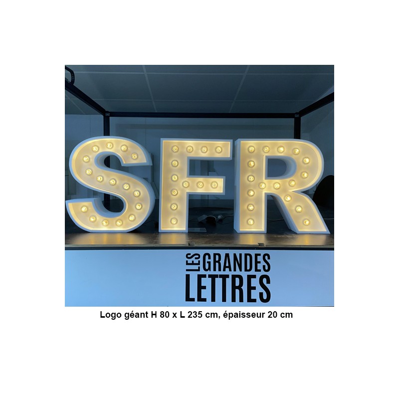 Lettres géante vintage SFR
