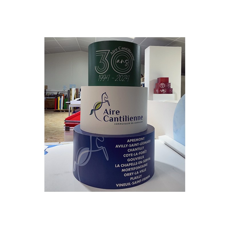 Gâteau Géant en Polystyrène Aire Cantilienne