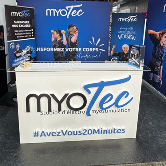 comptoirs estrade conférence et salon en polystyrène