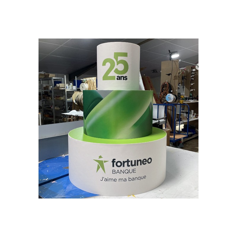 gâteau géant Fortuneo