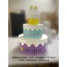 Gâteau midica - rond - 4 étages - H 110cm - 70cm -impression numérique