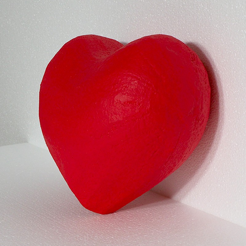 Coeur géant en polystyrène pour la décoration de mariage