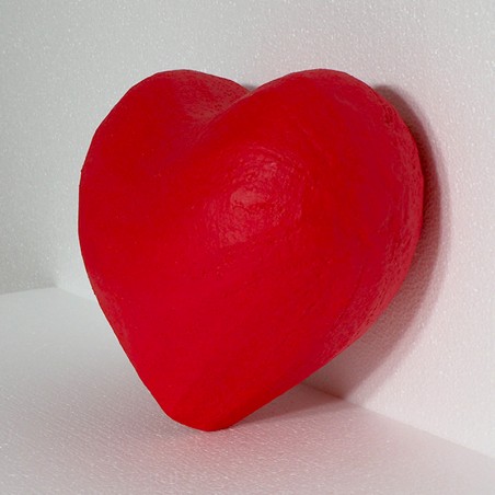 Coeur géant en polystyrène pour la décoration de mariage