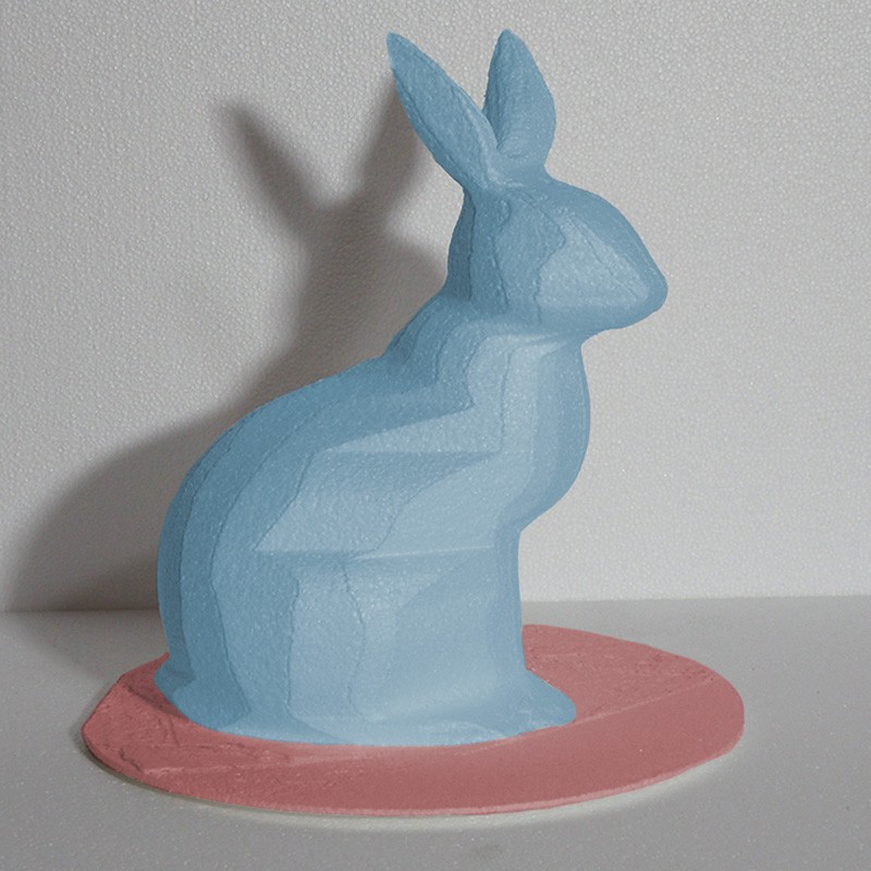 Lapin géant en polystyrène