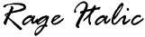 Rage Italic